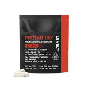Level | Protab | Sativa | 100mg 10pk | 1000mg
