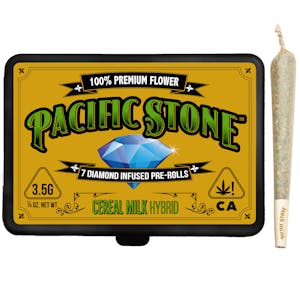 Pacific Stone | Cereal Milk | Diamond Infused Pre-Roll 7pk | 3.5g