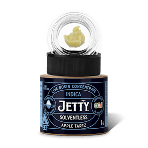Jetty | Apple Tartz | Solventless Live Rosin | 1g