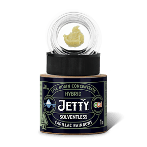 Jetty | Cadillac Rainbows | Solventless Live Rosin | 1g