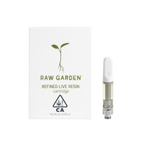 Raw Garden | Gelato Slushy | Refined Live Resin Cartridge | 1g