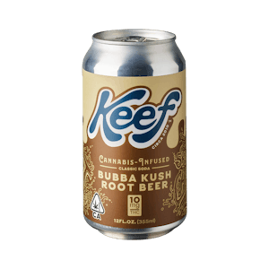 Keef | Bubba Kush Root Beer | Cannabis Infused Classic Soda | 10mg