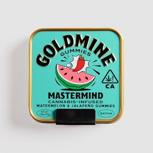 Goldmine Gummies | Mastermind Watermelon & Jalapeño Tin | 100mg