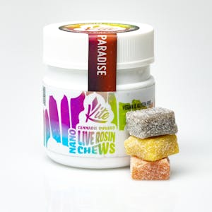 Kite | Paradise- Guava Casquitos | Nano Live Rosin Chews | 100mg