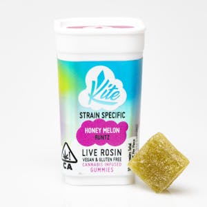 Kite | Cola Pack- Designer Runtz | Strain-Specific Live Rosin Gummies | 100mg