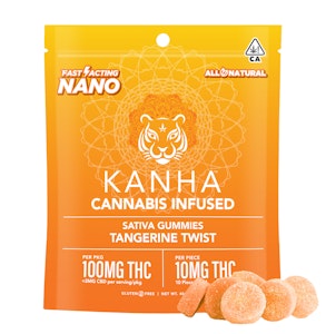 Kanha Nano | Tangerine Twist | Gummies | 100mg