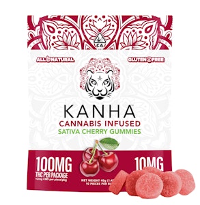 Kanha | Cherry | Gummies | 100mg