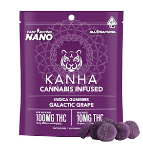 Kanha Nano | Galactic Grape | Gummies | 100mg