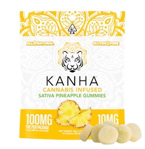 Kanha | Pineapple | Gummies | 100mg