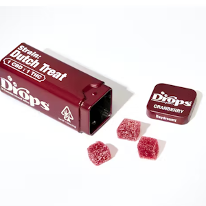 Drops | Cranberry 1:1 | Banana Punch | Live Rosin Infused Jellies | 20pc | 100mg