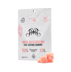 Heavy Hitters | Sour Watermelon | Fast Acting Gummies | 100mg