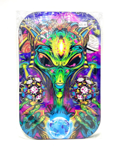 Hologram Rolling Tray (New World Order Alien)