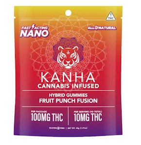 Kanha Nano | Fruit Punch Fusion | Gummies | 100mg