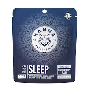 Kanha Nano | Marionberry Plum 3:2:1 | CBN Sleep Gummies | 100mg