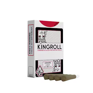 KingRoll JR | Zoap | Oil & Kief Infused Pre-Roll 4pk | 3g