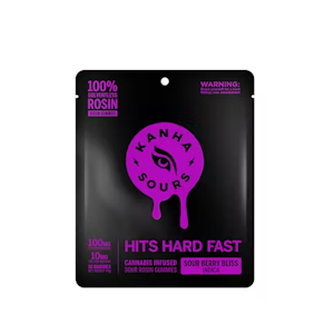 Kanha | Sour Berry Bliss | Vegan Solventless Rosin Nano Gummies | 100mg