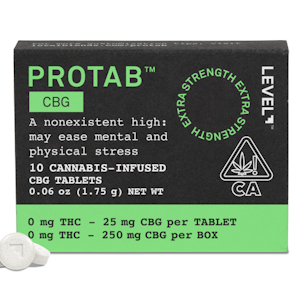 Level | Protab | CBG | Tablets | 10pk