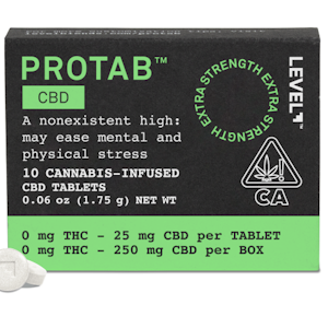 Level | Protab | CBD | Tablets | 10pk