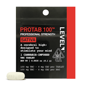 Level | Protab | Sativa | Single Serving | 100mg