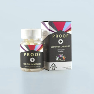 Proof | CBD Only Capsules | 30ct | 1000mg