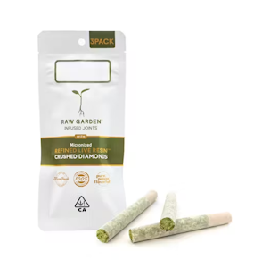 Raw Garden | Leeroy's Romulan | RLR Crushed Diamond Infused Pre-Roll 3pk | 1.75g