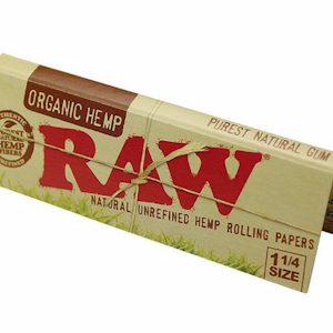 Raw | Organic Hemp Rolling Papers | 1.25