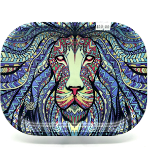 Small Metal Rolling Tray (Tribal Lion)