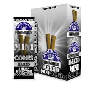 Royal Blunts | Hemparillo | Naked | Hemp Mini Cones | 4pk