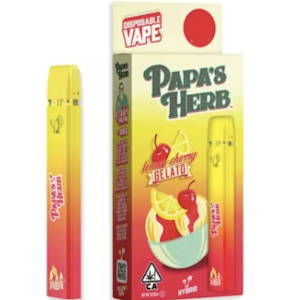 Papa's Herb | Lemon Cherry Gelato | All-In-One Rechargeable Vape | 1g