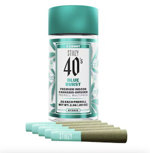 STIIIZY | Blue Burst | 40's Infused Pre-Roll 5pk | 2.5g