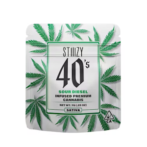 STIIIZY | Sour Diesel | 40's Infused Flower Smalls | 1/4oz