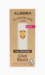 Almora Farm | Ghost Train Haze | Live Resin All-in-One Vaporizer | 1g