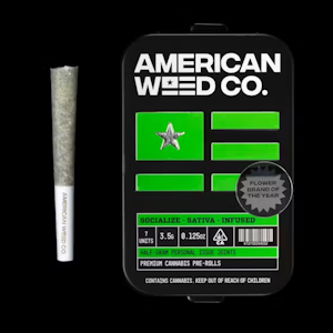 American Weed Co. | Citrus Bomb | Diamond Infused Preroll 7pk | 3.5g