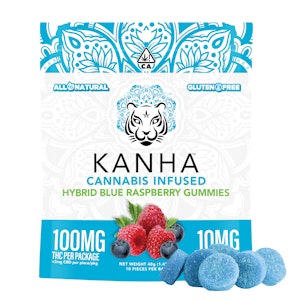 Kanha | Blue Raspberry | Gummies | 100mg