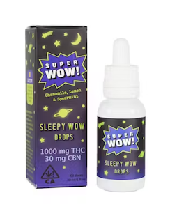 Super Wow | Sleepy Wow Drops | CBN Tincture | 1000mg