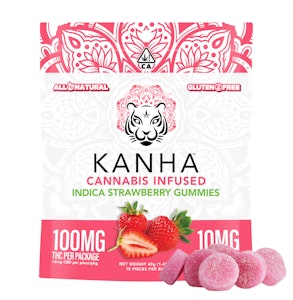 Kanha | Strawberry | Gummies | 100mg