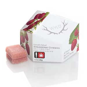WYLD | Strawberry Gummies | 20:1 CBD:THC