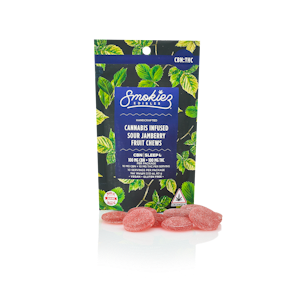 Smokiez | Sour Jamberry | 1:1 THC:CBN | Fruit Chews | 100mg