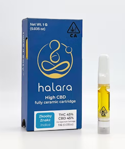 Halara | Zkooby Znaks | 1:1 CBD Cartridge | 1g