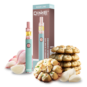 Dime Industries | Garlic Cookies | Rosin All-In-One Rechargeable Vape | 0.6g