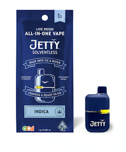 Jetty | Banana N Limez | Solventless Live Rosin All-In-One Vape | 1g
