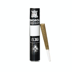 King Roll | Cannalope AK x Cannalope Kush | Oil & Kief Infused Pre-Roll | 1.3g