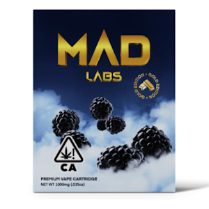 Mad Labs | Blackberry Smash | Vape Cartridge | 1g