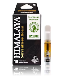 Himalaya | Moroccan Peaches | Solventless Rosin Cartridge | 1G