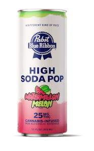 PBR | Watermelon Melon | Single High Soda Pop Can | 25mg