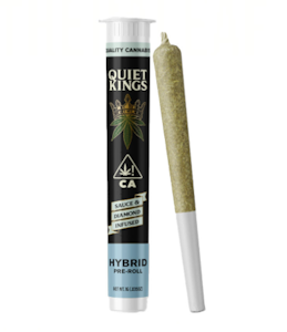 Quiet Kings | Peach Ringz | Infused Pre-roll | 1g