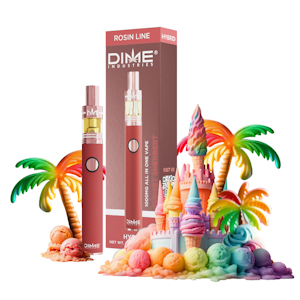 Dime Industries | Sunset Sherbert | Rosin All-In-One Rechargeable Vape | 0.6g