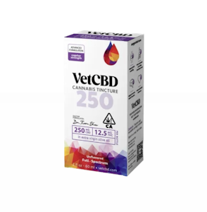 VET CBD | 250mg CBD : 25mg THC | Regular Strength CBD Tincture | 2oz